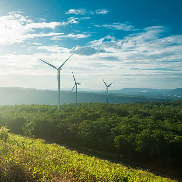 Elektrische Windkraftanlage im Nationalpark Khao Yai, Thailand | Widerspruchsversicherung für Windpark- und Infrastrukturprojekte mit NW Assekuranz
